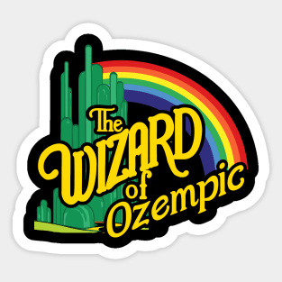 The Wizard Of Ozempic Sticker
